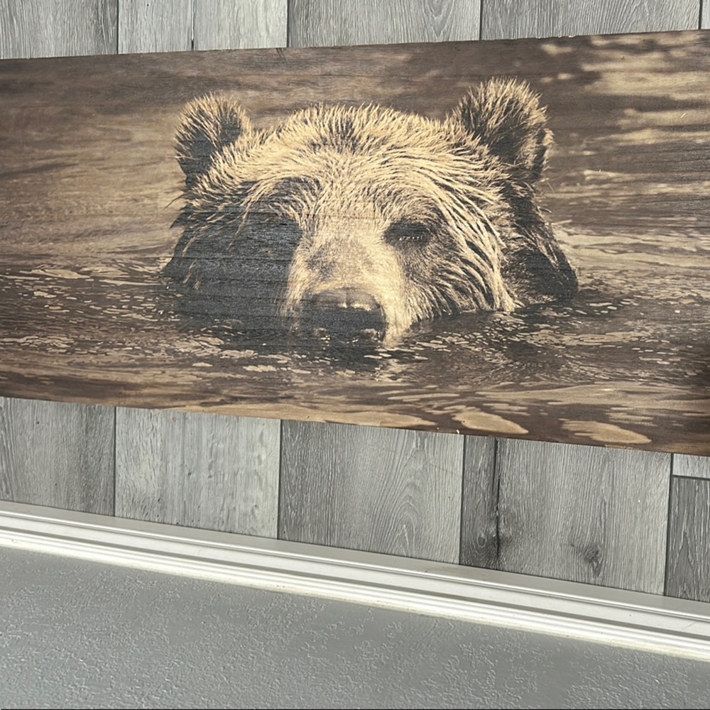 Rustic Bear Wall Art